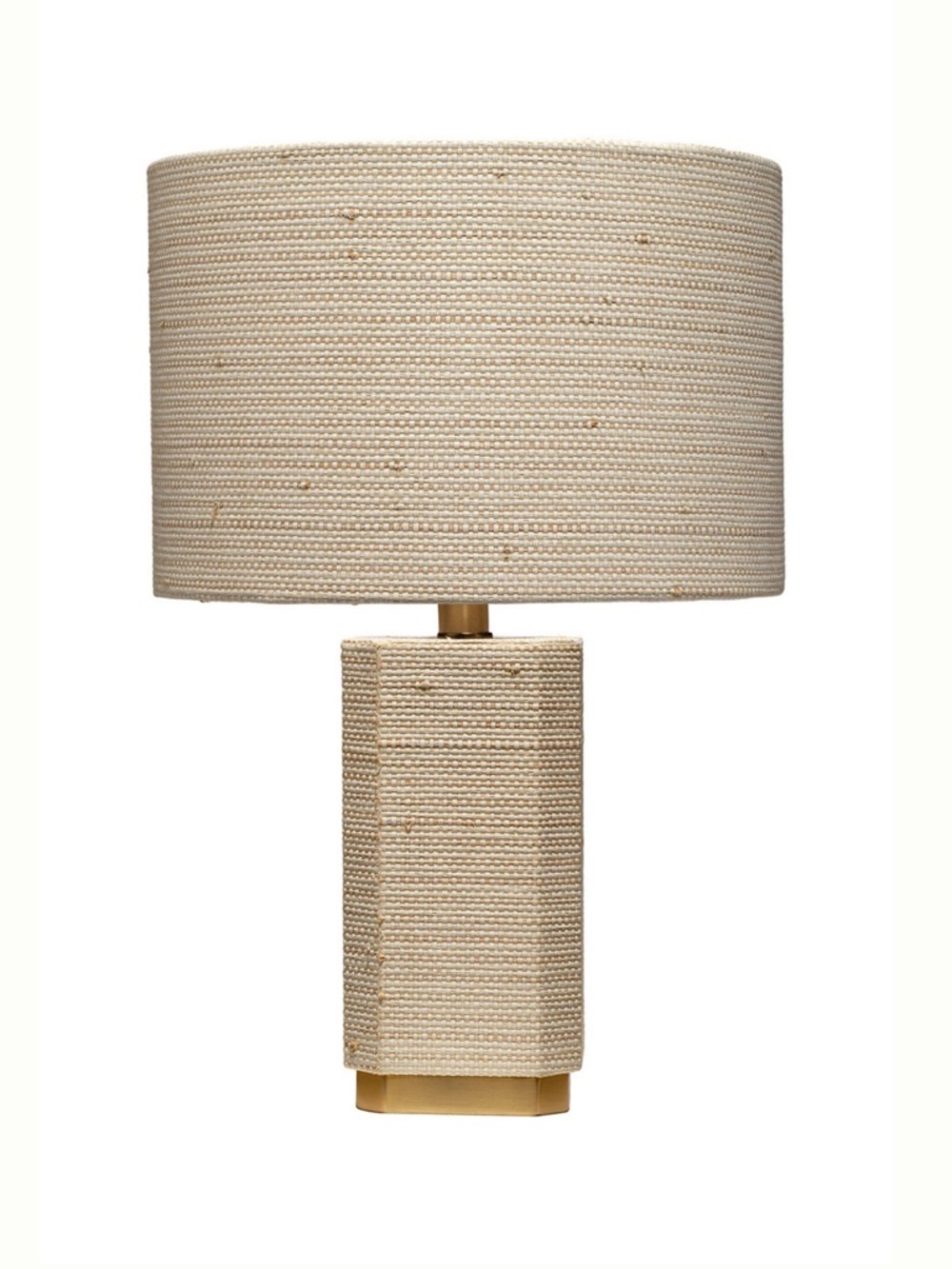Anthropologie Haisley Bleached Raffia Table Lamp NEW ( MSRP $363)